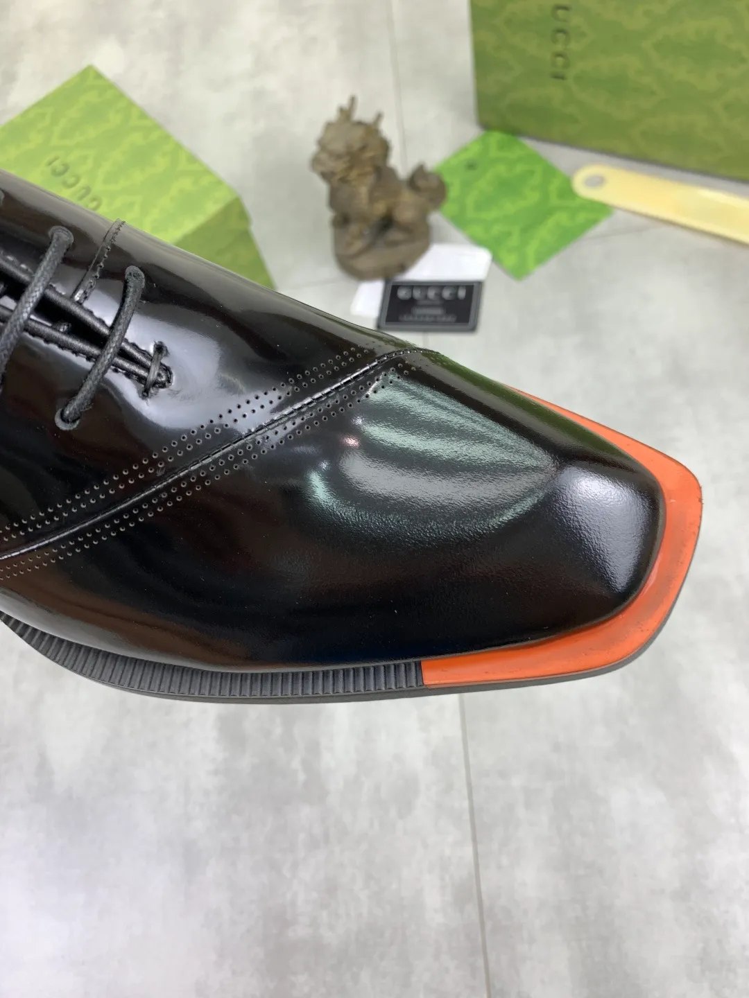 Men's Men's Shoes 💰P580 [New Style] 💰💎💎💎 [Gucci] GUCCI high-end men's formal business leather shoes, original order 1:1! Original imported high-end calfskin, original metal buckle, imported first-layer pigskin lining for feet, original high-end outsole, men's shoe size: 38-44